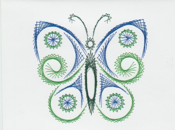 Изонить Снежинка схема