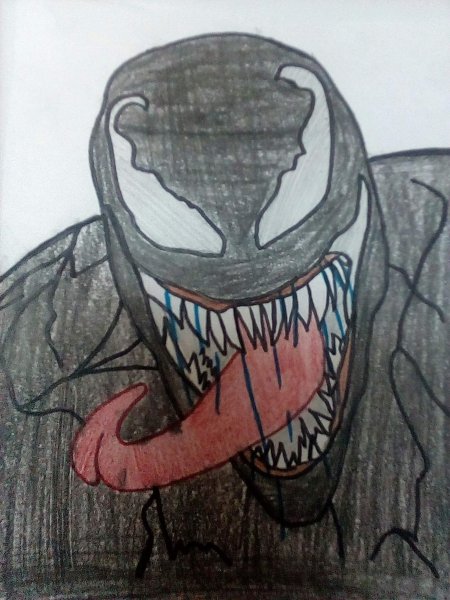 Веном рисунок легкий