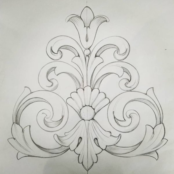 Акант орнамент Барокко