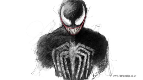 Веном для срисовки