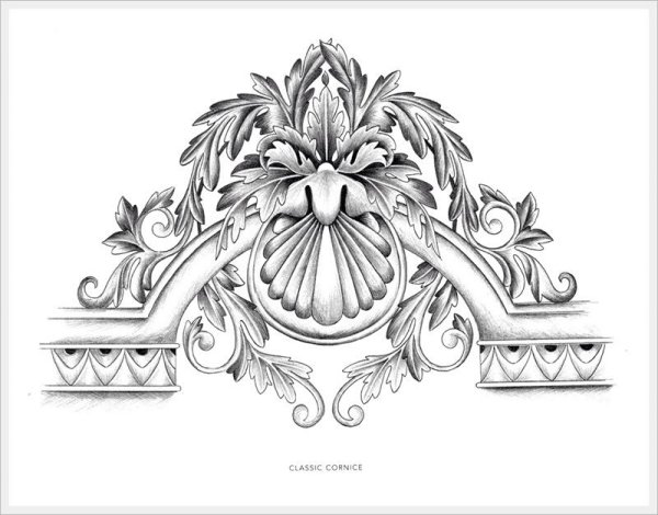 Орнаменты Барокко .рококо для резьбы по дереву