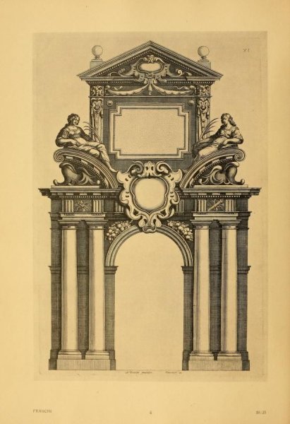 Архитектурные скетчи в стиле Барокко