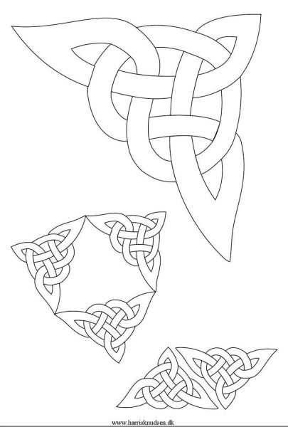 Кельтские узоры для вырезания