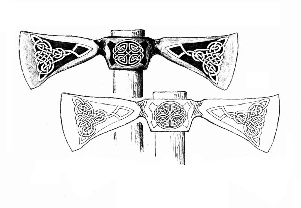 Эскиз топорища