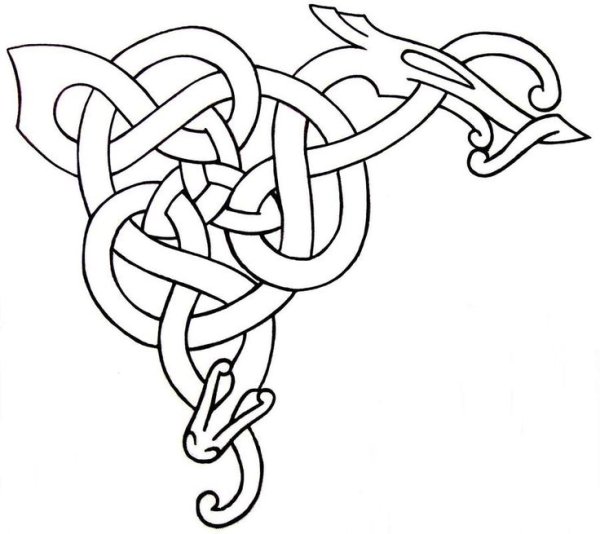 Резьба по дереву Кельтский орнамент