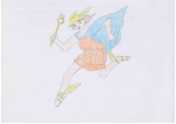 Рисунок к мифу Храбрый Персей 3 класс