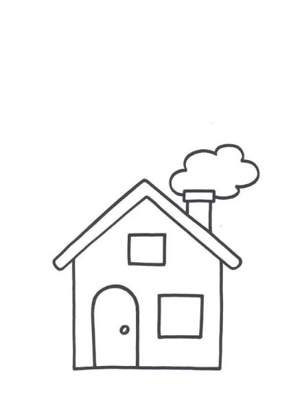 Поэтапное рисование дом