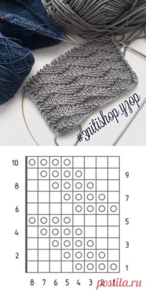 Узоры для снудов спицами
