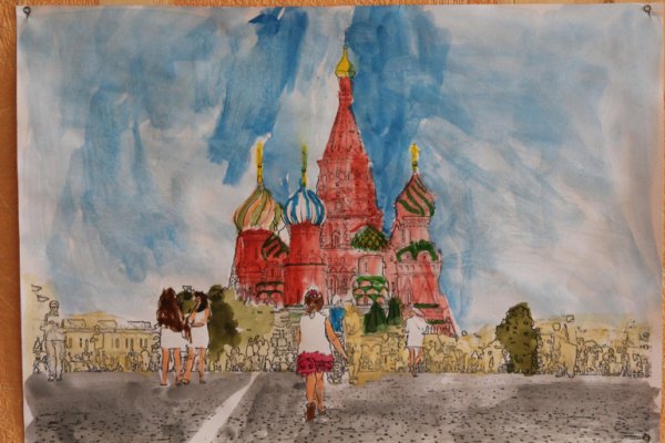 Спасская башня Кремля раскраска