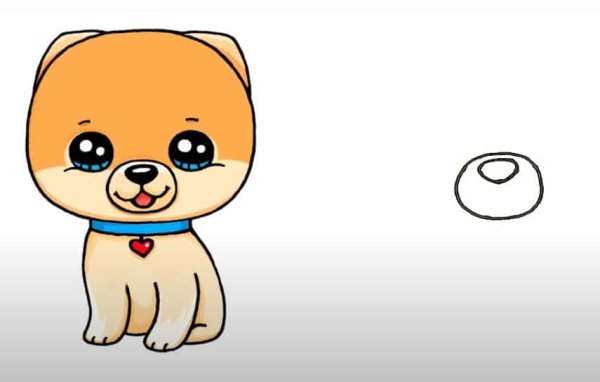 Маленькие собачки срисовывать