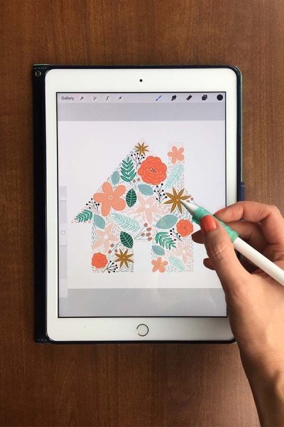 IPAD Pro рисование Procreate