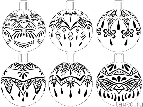Роспись новогодних шаров