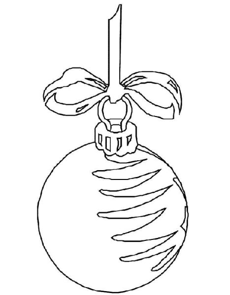 Елочная игрушка шар рисунок