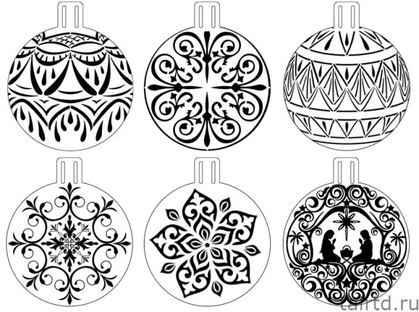 Гирлянда раскраска