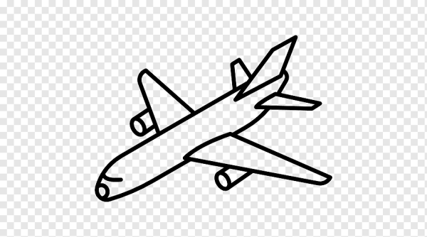 Военный самолет карандашом