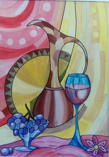 Декоративное рисование натюрморта