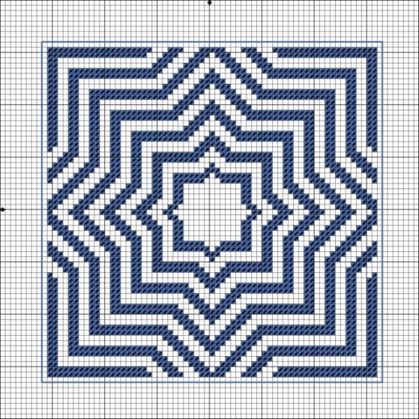 Вышивка геометрические узоры