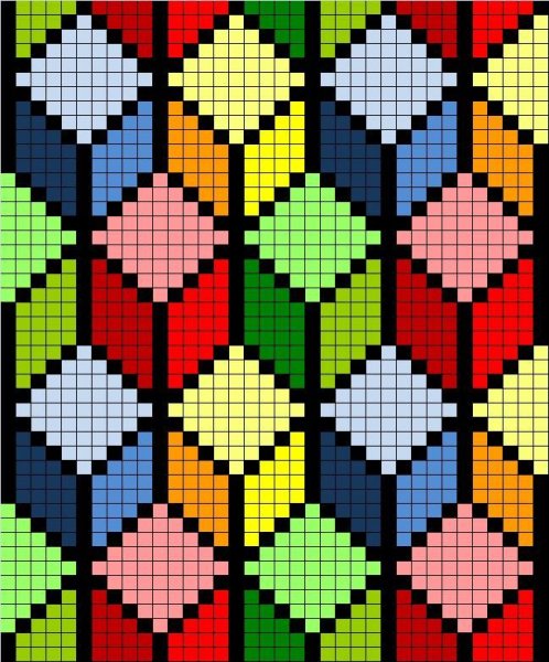 Вышивка геометрические узоры