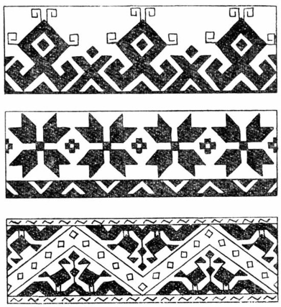 Вышивка геометрические узоры