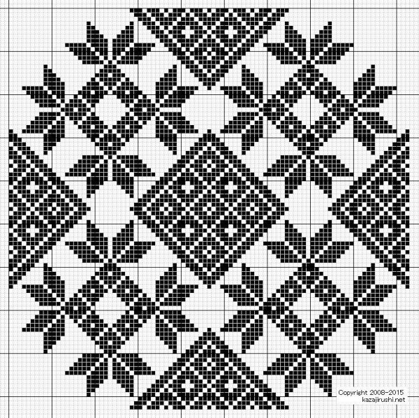 Геометрические жаккардовые узоры