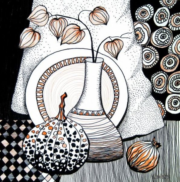 Декоративный натюрморт для детей