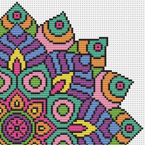 Геометрические узоры для вязания