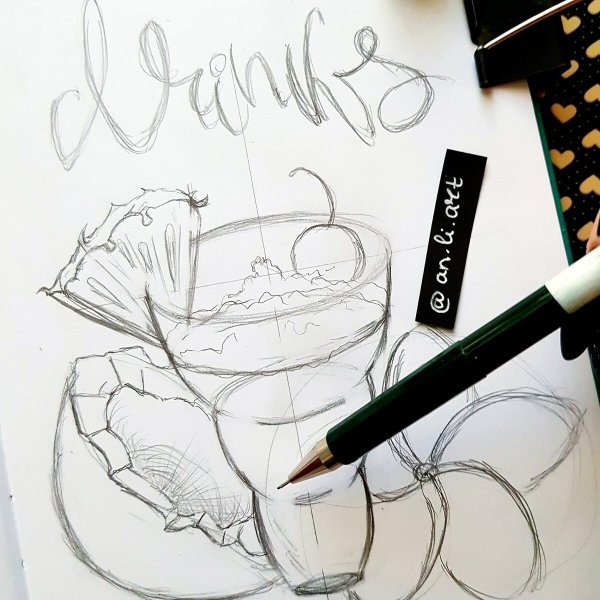 Рисунки маркерами для начинающих