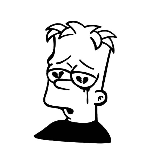 Бард симсон черно белый