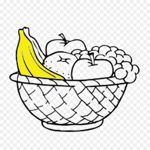 Нарисовать корзину с фруктами