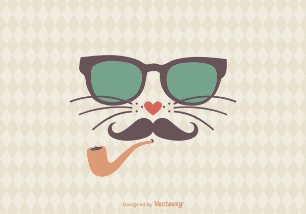 Мордочка в очках