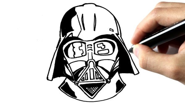 Дарт Вейдер малыш рисунок