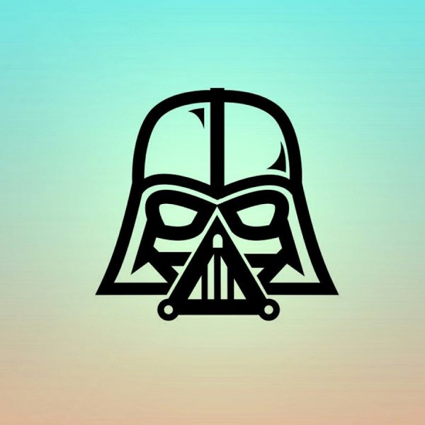 Звездные войны маска Дарта Вейдера раскраска