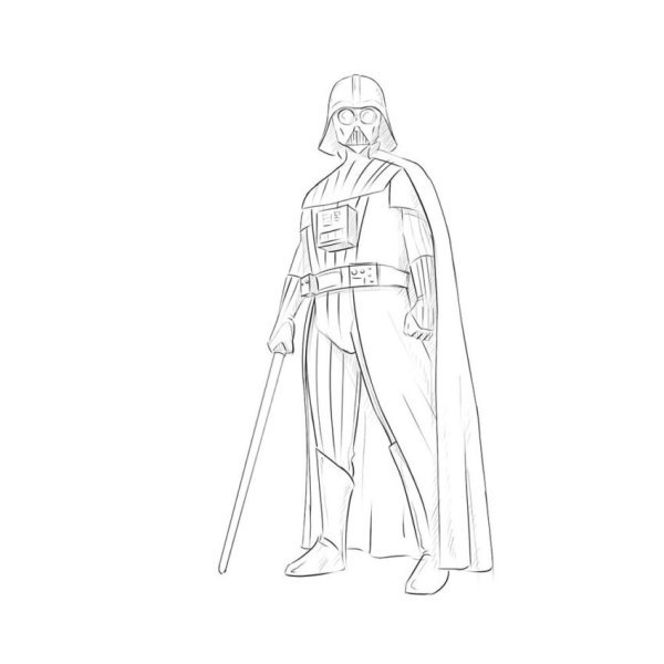 Дарт Вейдер набросок