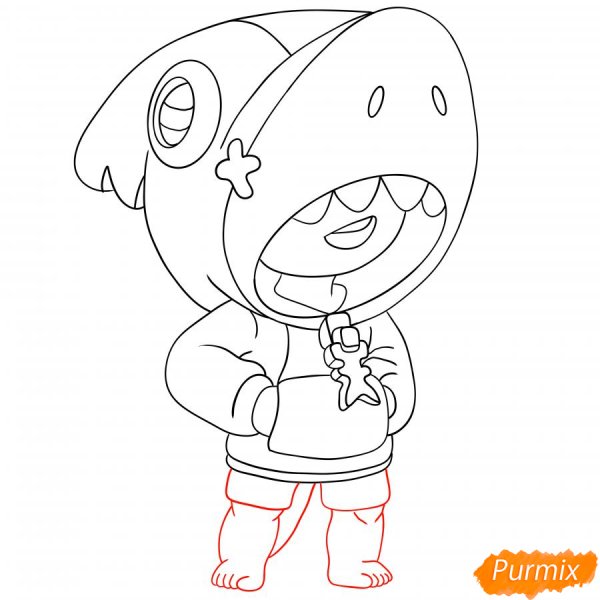 Как нарисовать Леона