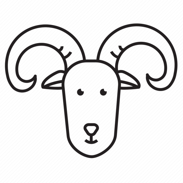 Нарисовать знак зодиака Овен