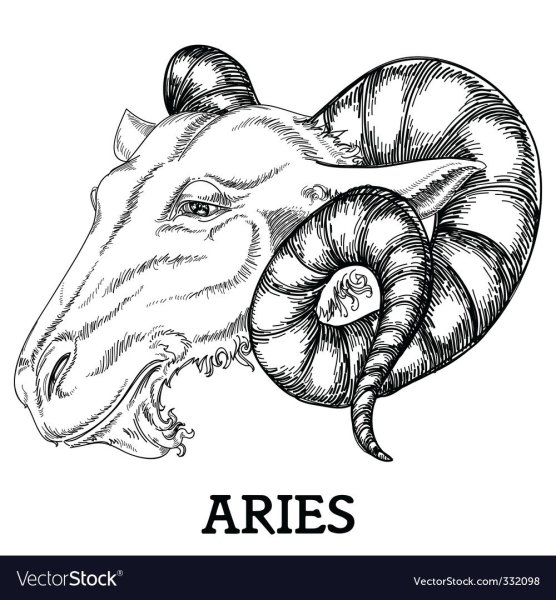 Тату Овен для девушек эскизы