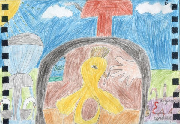 Стрижонок рисунок