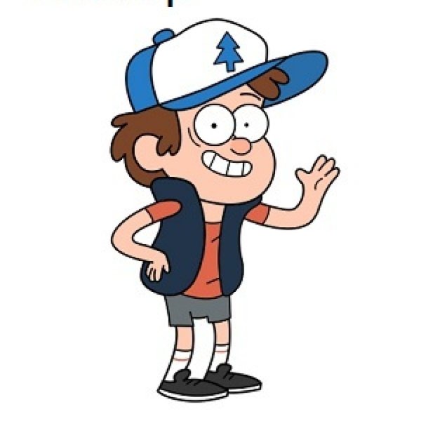 Диппер из Гравити Фолз для срисовки