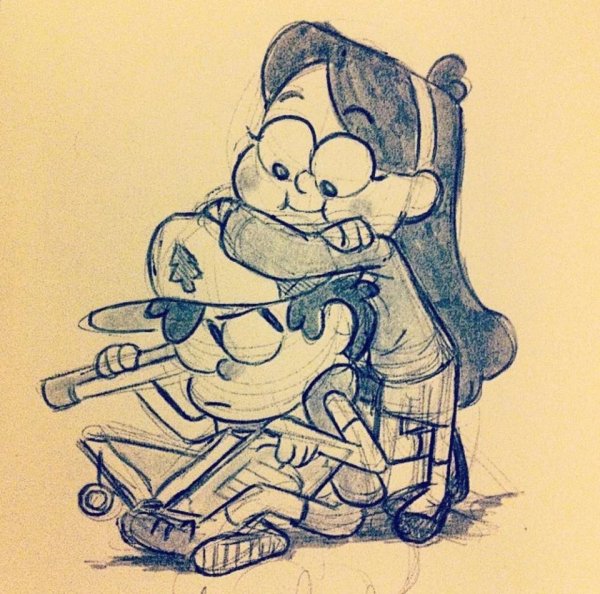 Картинки для срисовки Гравити Фолз