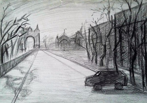 Город карандашом