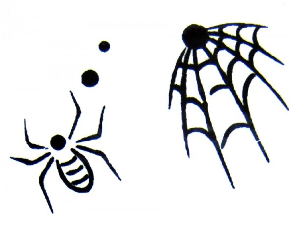 Паук на ногтях