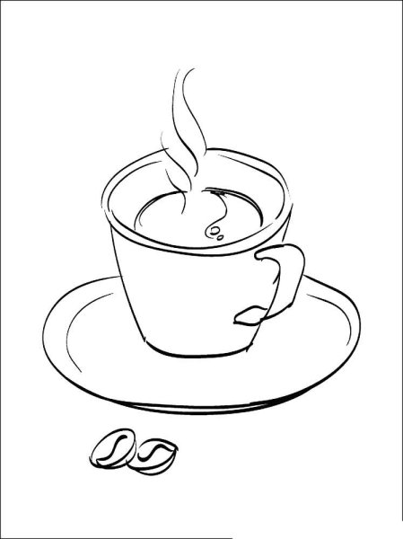 Легкие трафареты кофе