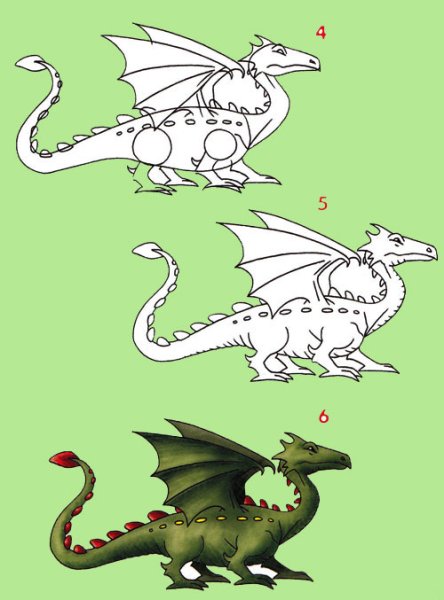 Змей Горыныч карандашом