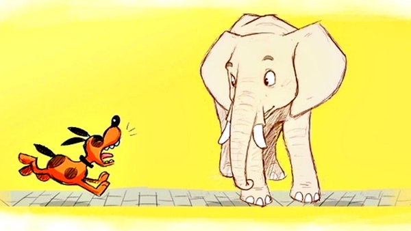 Слон рисунок карандашом для детей