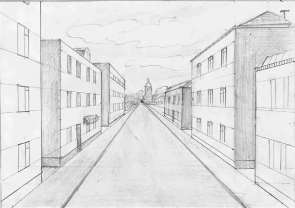 Город карандашом