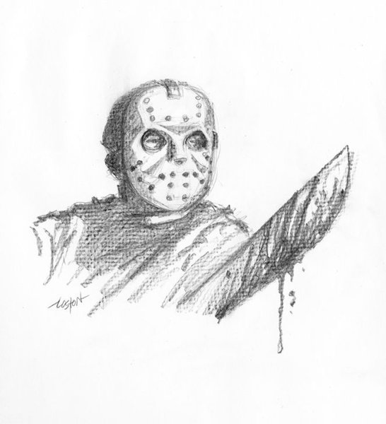 Джейсон Вурхис рисунок