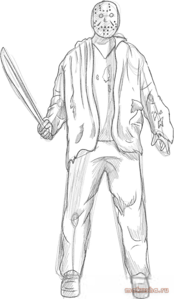 Джейсон Вурхис нарисовать