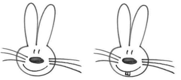 Рисуем мордочку зайца