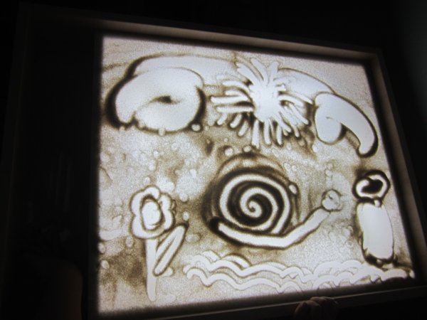 Картины песком