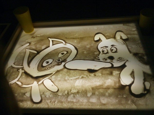 Рисование песком для дошкольников